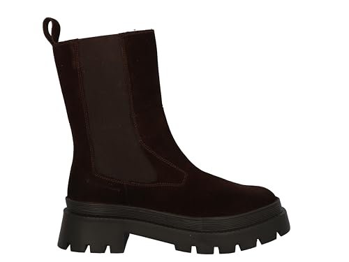 Tom Tailor Damskie sztyblety 8450040001, brązowe, 38 EU, brązowy, 38 EU