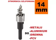 Otwornice - Otwornica szlifowana HSS 14 mm, wiertło do metalu, aluminium, drewna - miniaturka - grafika 1
