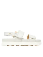 Sandały damskie - Furla Sandały Sporty Chic YJ52SPC Y62000 1704S Écru - miniaturka - grafika 1