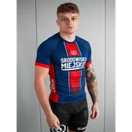 Kimona, stroje i obuwie - Środowisko Miejskie Rashguard Krótki Rękaw Fusion Navy/Red - miniaturka - grafika 1