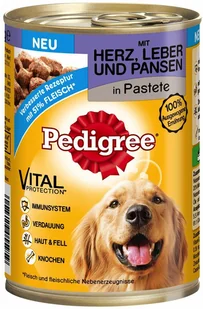 10% taniej! Pakiet Pedigree mokra karma dla psa, 12 x 100 g / 400g - Adult Classic, 3 rodzaje drobiu, puszki, 12 x 400 g - Mokra karma dla psów - miniaturka - grafika 1