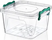 Pojemniki kuchenne - Chomik Pojemnik plastikowy kwadratowy 1,2L MULTIBOX - miniaturka - grafika 1