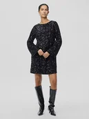 Sukienki - Pieces Sukienka w kolorze czarnym - miniaturka - grafika 1