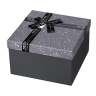 Zestawy upominkowe - PUDEŁKO prezentowe 23 x 23 x 14 cm GREY VILLA ITALIA - miniaturka - grafika 1