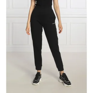 Calvin Klein Spodnie dresowe | Regular Fit - Dresy damskie - miniaturka - grafika 1