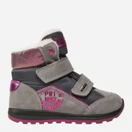 Buty dla dziewczynek - Zimowe trzewiki dziecięce dla dziewczynki Gore-Tex Primigi 6855266 29 Szare (8050165559761) - miniaturka - grafika 1