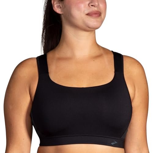 BROOKS 350089001 Drive Cabrio Run Biustonosz 2.0 Sportowy Biustonosz Damski Czarny Rozmiar 0321F