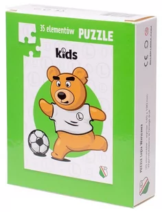 Legia Warszawa, puzzle Miś Kazek - Puzzle - miniaturka - grafika 1