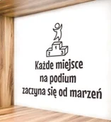 Pomoce naukowe - Naklejka na ścianę: Podium - miniaturka - grafika 1
