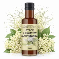 Syropy i koncentraty owocowe - Syrop z kwiatów czarnego bzu 100 ml - miniaturka - grafika 1