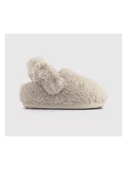 Kapcie damskie - Crocs Kapcie "Classic Cozzzy" w kolorze beżowym - miniaturka - grafika 1