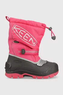 Buty dla dziewczynek - Keen śniegowce dziecięce kolor różowy - grafika 1