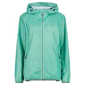 Kurtki damskie - CMP Damska Kurtka Deszczowa Z Kapturem Stała Kurtka Damska Deszczowa - miniaturka - grafika 1