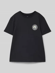 T-shirt z nadrukiem z logo - Koszulki dla chłopców - miniaturka - grafika 1