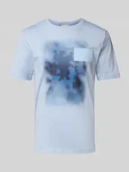 Koszulki męskie - T-shirt o kroju regular fit z czystej bawełny - miniaturka - grafika 1