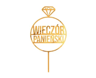 Dekoracja akrylowa na tort wieczór panieński - Urodziny dziecka - miniaturka - grafika 1