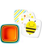 Zestawy naczyń dla dzieci - Skip Hop, Zoo, Zestaw pudełek, Pszczoła - miniaturka - grafika 1