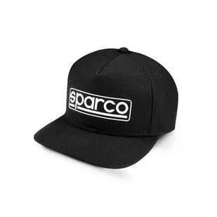 Czapka męska baseballowa Sparco STRETCH czarna - Baseball, krykiet, palant - miniaturka - grafika 1