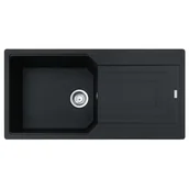 Zlewozmywaki - Franke Urban UBG 611-100 XL GSC Zlewozmywak granitowy jednokomorowy 100x50 cm onyx 114.0687.290 - miniaturka - grafika 1