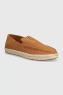 Espadryle męskie - Toms espadryle zamszowe Alonso Loafer Rope kolor brązowy 10020876 - miniaturka - grafika 1