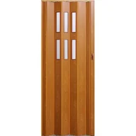 Drzwi wewnętrzne - Drzwi harmonijkowe PIONEER GLASS 726 84 x 202 cm calvados - miniaturka - grafika 1