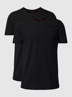 T-shirt z nadrukiem z logo w zestawie 2 szt. model ‘HUGO-Round’ - Koszulki męskie - miniaturka - grafika 1