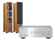 Zestawy stereo - Yamaha A-S701 (srebrny) + Tesi 661 (orzech) - miniaturka - grafika 1