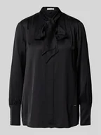 Swetry damskie - Sweter z dzianiny z okrągłym dekoltem model ‘YASRIGA’ - miniaturka - grafika 1