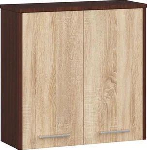 Elior Wisząca szafka łazienkowa wenge + dąb sonoma - Zofix 3X - Szafki łazienkowe - miniaturka - grafika 1