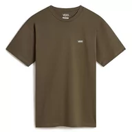 Koszulki męskie - Koszulka Vans Left Chest Logo VN0A3CZEKCZ1 - zielona - miniaturka - grafika 1