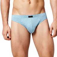 Majtki męskie - SLIPY MĘSKIE ATLANTIC SPORT MP1416 NIEBIESKIE BAWEŁNA Z ELASTANEM 2PAK XL - miniaturka - grafika 1