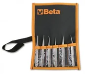 Pozostałe akcesoria kosmetyczne - BETA ZESTAW PĘSET KWASOODPORN.NIEMAGNET. 6SZT 999/B6 - miniaturka - grafika 1