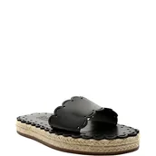 Klapki i japonki damskie - Red Valentino Skórzane klapki - miniaturka - grafika 1