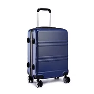 Walizki - Kono Moda duża 60 cm walizka twarda obudowa ABS 4 koła obrotowe bagaż podróżny walizka na kółkach (68 cm granatowy) - miniaturka - grafika 1