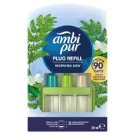 Odświeżacze powietrza - Ambi Pur 3Volution wkład do elektrycznego odświeżacza powietrza Morning Dew, 20 ml - miniaturka - grafika 1