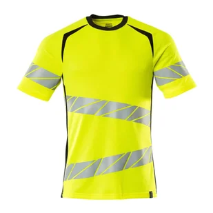 T-SHIRT MASCOT ACCELERATE SAFE 19082-771; ŻÓŁTY HI-VIS/CZERŃ - Odzież robocza - miniaturka - grafika 1