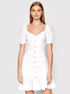 Sukienki - Pinko Sukienka letnia Ferrara 1G17GU Y817 Biały Regular Fit - miniaturka - grafika 1