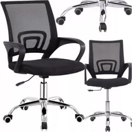 Fotele i krzesła biurowe - Mirosław Gockowiak Fotel biurowy Bianco biały czarny - miniaturka - grafika 1