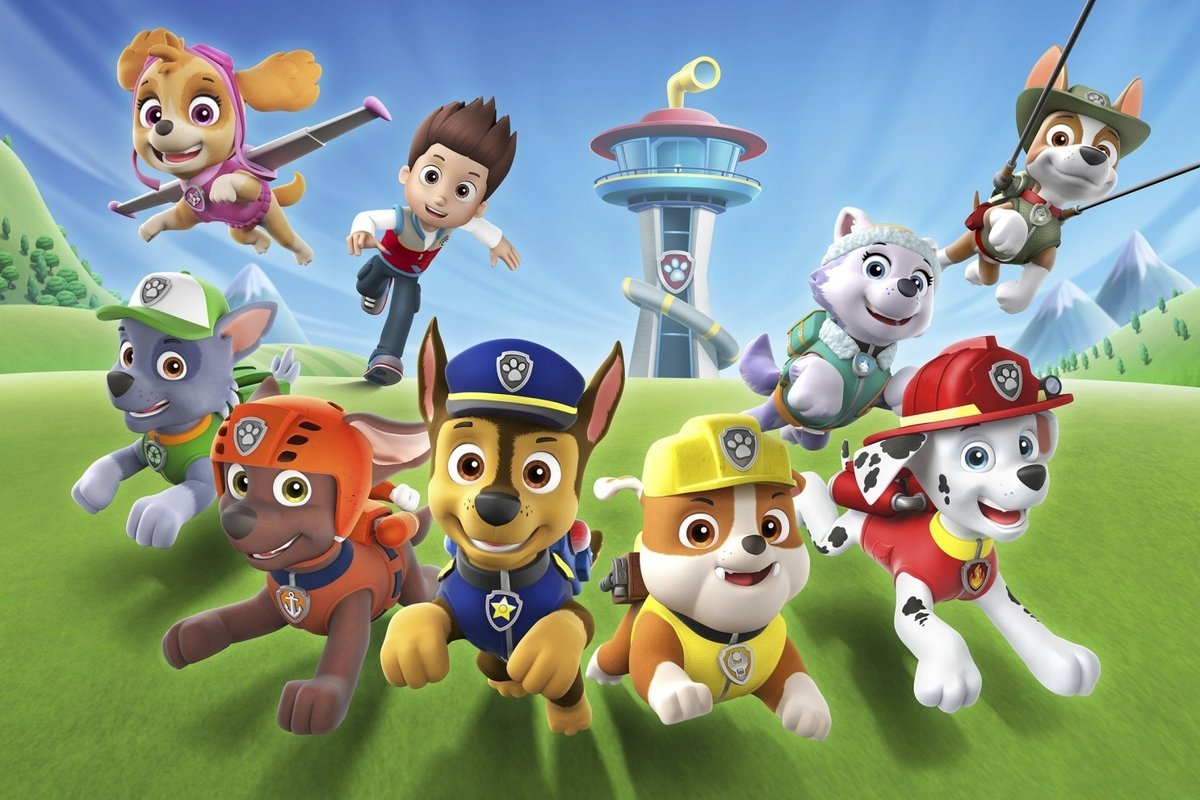 PUZZLE Psi Patrol: Wielki film 2023 A3 252 el z Nadrukiem + IMIĘ Pudełko