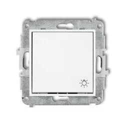 Mechanizm łącznika zwierny światło biały MWP-5 Karlik Mini - Gniazdka elektryczne - miniaturka - grafika 1