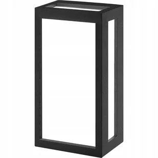 Kinkiet zewnętrzny elewacyjny czarny ENTERA 10W 4000K IP54 - Lampy ogrodowe - miniaturka - grafika 1