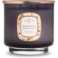 Świece - Sojowa świeca zapachowa 3 knoty Colonial Candle 567 g - Mahoń i Tytoń Mahogany & Tobacco Leaf - miniaturka - grafika 1