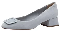 Czółenka - Tamaris Damskie czółenka 1-22330-44, Light Blue, 37 EU, jasnoniebieski, 37 eu - miniaturka - grafika 1
