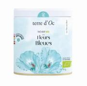 Herbata - Herbata Zielona W Ozdobnej Puszce 70 G Fleurs Bleues Terre D'Oc - miniaturka - grafika 1