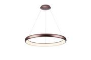 Lampy sufitowe - Wisząca lampa Antonio AZ5062 LED 32W pierścień brązowa - miniaturka - grafika 1