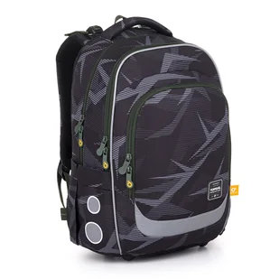 Szarozielony plecak szkolny Topgal LORI 25018 - Plecaki szkolne i tornistry - miniaturka - grafika 1