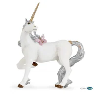 Figurki dla dzieci - Papo Jednorożec srebrny - miniaturka - grafika 1