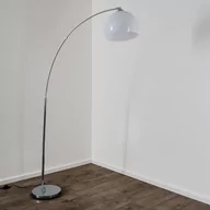 Lampy stojące - Trio Leuchten Nowoczesna podłużna lampa podłogowa chrom - Brasilia - miniaturka - grafika 1