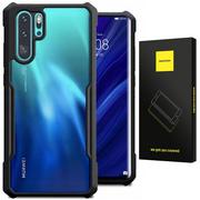 Etui i futerały do telefonów - Etui Pancerne Spacecae Beetle Przezroczyste Plecki Case Pokrowiec Obudowa Huawei P30 Pro Czarny - miniaturka - grafika 1