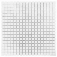 Płytki ceramiczne - Mozaika kamienna Pure white 15 30.5x30.5 cm - miniaturka - grafika 1